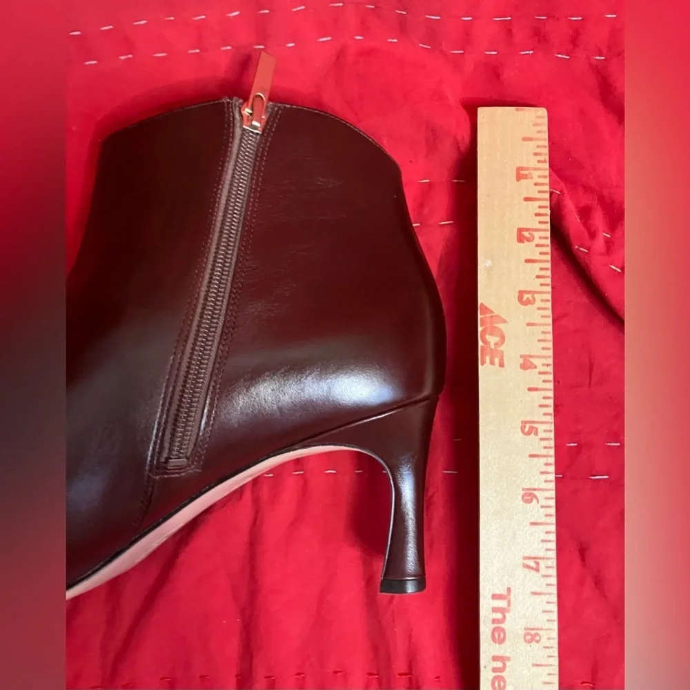 EUC Naturalizer Women's Capuccino 27 Edit Felix Ankle Bootie Pointed Toe SZ 12M
